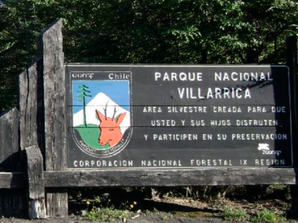 Cancelan alerta roja en Pucón: Era una quema ilegal cerca del Parque Nacional Villarrica