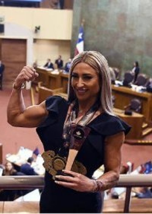 Diputados rinden homenaje a Nicole “Luli” Moreno por sus logros deportivos