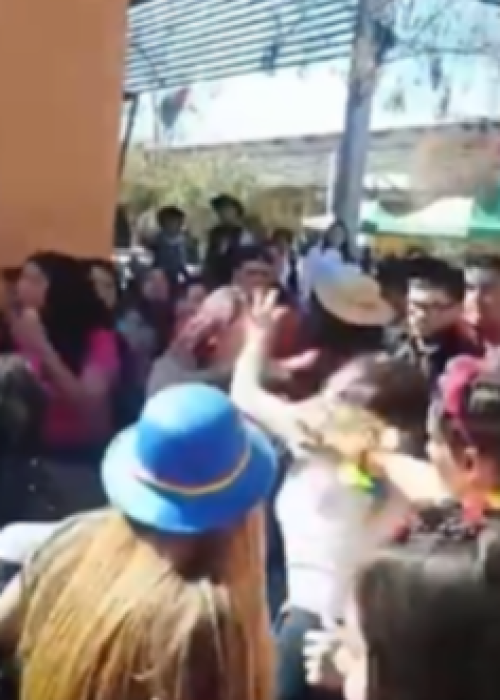 Apoderada agrede a alumna y provoca violenta pelea en colegio durante celebración dieciochera