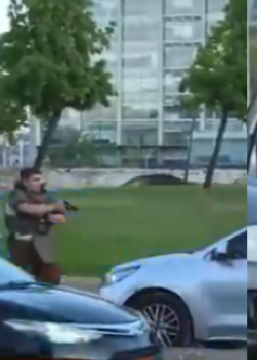 Los atraparon en vivo: cuatro delincuentes colombianos fueron detenidos tras una encerrona en Santiago Centro