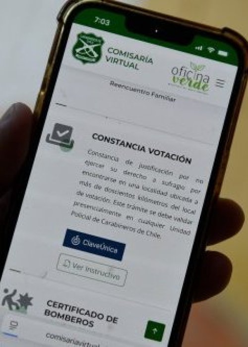 Comisaría Virtual registra más de 165 mil trámites por excusas para no votar