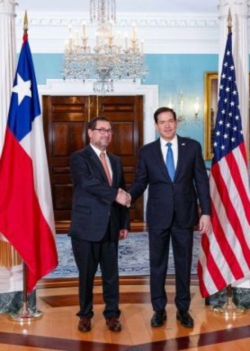 Canciller Pérez Mackenna se reunió con Marco Rubio para fortalecer relación entre Chile y EEUU